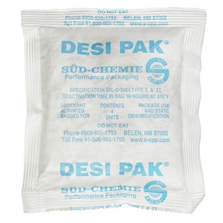 Bsc Preferred 5 x 5-1/2 x-1/2'' Tyvek Clay Desiccants - 34 Gal Drum, 500PK BUY00024301